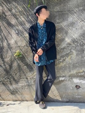 ハンチング ベレー帽を使った ジェンダーレス のメンズ人気ファッションコーディネート Wear
