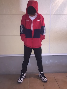 「※ALPHA（アルファ）のアイテム（キャップ）」を使った、まなとさん（メンズ・165cm）の秋コーディネート