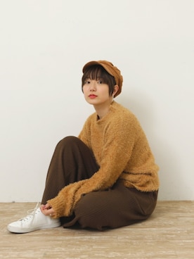 Asukaさん（レディース・154cm）の冬コーディネート