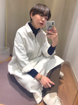 Asukaさん（レディース・154cm）の冬コーディネート