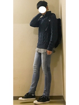 たちさん（メンズ・177cm）の春コーディネート