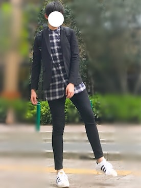 たちさん（メンズ・177cm）の春コーディネート