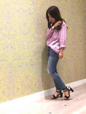 「きれい目コーデ」｜WAORientalTRaffic熊本店さん（レディース・160cm）の春コーディネート