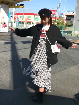 hanさん（レディース・165cm）の冬コーディネート