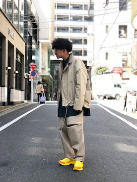 「KIKO KOSTADINOV（キコ コスタディノフ）のアイテム（シューズ）」を使った、よっしーさん（メンズ・168cm）の春コーディネート