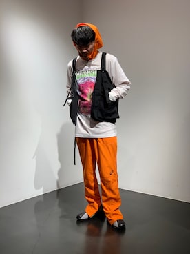「KIKO KOSTADINOV（キコ コスタディノフ）のアイテム（パンツ）」を使った、よっしーさん（メンズ・168cm）の夏コーディネート