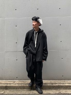 「ESSAY（エッセイ）のアイテム（ジャケット/アウター）」を使った、よっしーさん（メンズ・168cm）の秋コーディネート