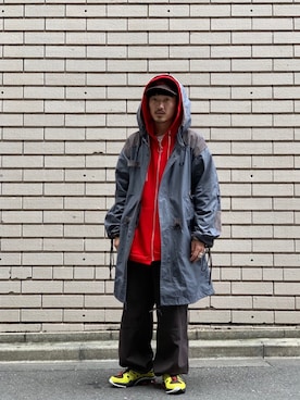 「NICHOLAS DALEY（ニコラスデイリー）のアイテム（ジャケット/アウター）」を使った、よっしーさん（メンズ・168cm）の秋コーディネート