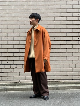 「SHINYAKOZUKA（シンヤコヅカ）のアイテム（ジャケット/アウター）」を使った、よっしーさん（メンズ・168cm）の秋コーディネート