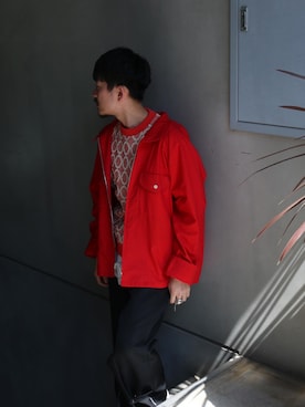 「GARDEN TOKYO（ガーデントウキョウ）のアイテム（ブルゾン）」を使った、よっしーさん（メンズ・168cm）の春コーディネート
