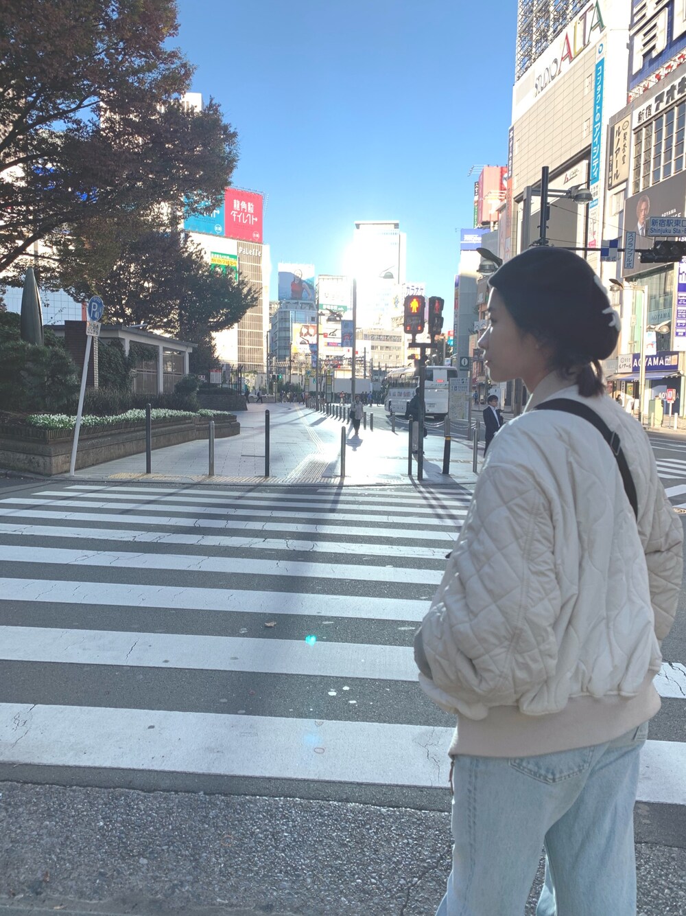 「Ne-netのアイテム（ハンチング/ベレー帽、ブラック系）」を使った、リーマンワ🌼さん（レディース・160cm）の冬コーディネートの1枚目の写真