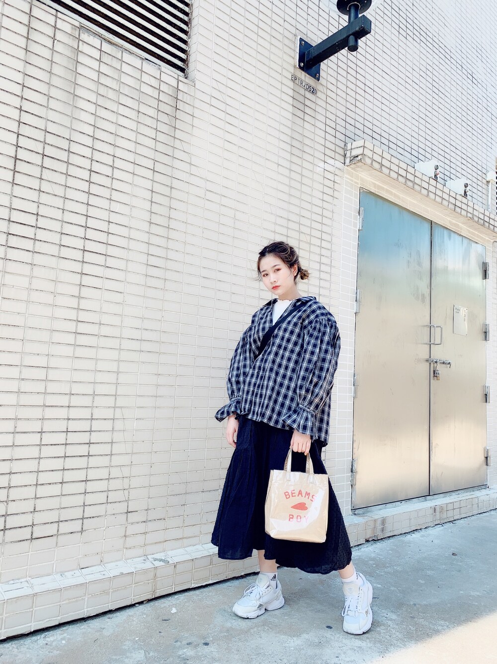 「休日スタイル、オトナカジュアル、outfit、今日のコーデ」｜「SLYのGATHER　SKIPPER SH（シャツ/ブラウス、その他）」を使った、リーマンワ🌼さん（レディース・160cm）の冬コーディネートの1枚目の写真