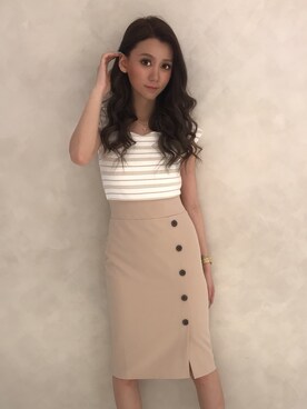 Delyle NOIR♡Rioさん（レディース・163cm）の春コーディネート