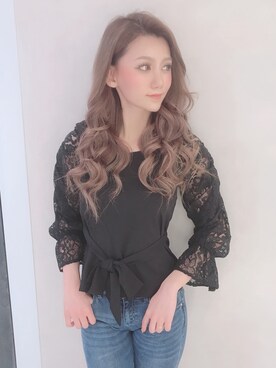 Delyle NOIR♡Rioさん（レディース・163cm）の春コーディネート