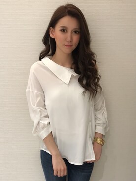 Delyle NOIR♡Rioさん（レディース・163cm）の春コーディネート