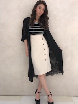 Delyle NOIR♡Rioさん（レディース・163cm）の春コーディネート