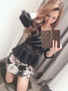 Delyle NOIR♡Rioさん（レディース・163cm）の春コーディネート