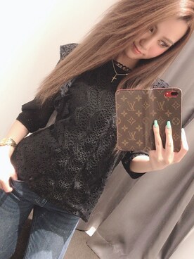 Delyle NOIR♡Rioさん（レディース・163cm）の春コーディネート