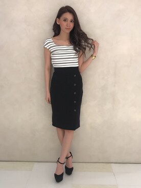 Delyle NOIR♡Rioさん（レディース・163cm）の春コーディネート