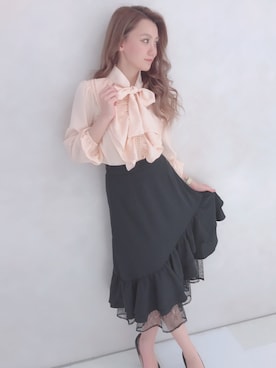 Delyle NOIR♡Rioさん（レディース・163cm）の春コーディネート