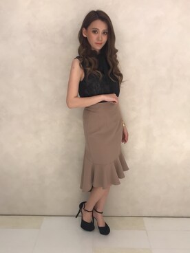 Delyle NOIR♡Rioさん（レディース・163cm）の春コーディネート