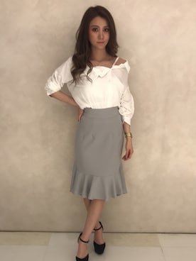 Delyle NOIR♡Rioさん（レディース・163cm）の春コーディネート
