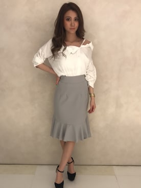 Delyle NOIR♡Rioさん（レディース・163cm）の春コーディネート