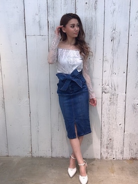 Delyle NOIR♡Rioさん（レディース・163cm）の春コーディネート