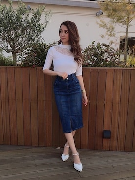 Delyle NOIR♡Rioさん（レディース・163cm）の春コーディネート