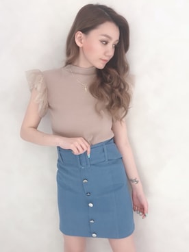 Delyle NOIR♡Rioさん(レディース・163cm)の春コーディネート