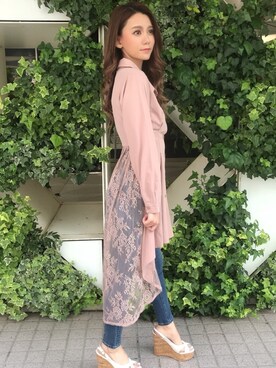 Delyle NOIR♡Rioさん（レディース・163cm）の春コーディネート