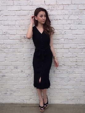 Delyle NOIR♡Rioさん（レディース・163cm）の春コーディネート