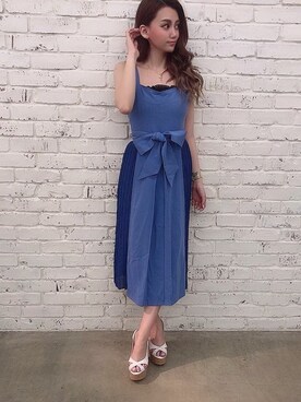 Delyle NOIR♡Rioさん（レディース・163cm）の春コーディネート