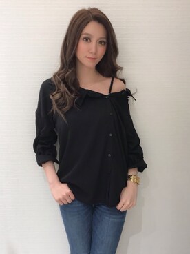 Delyle NOIR♡Rioさん（レディース・163cm）の春コーディネート