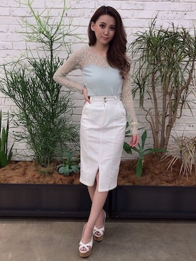 Delyle NOIR♡Rioさん（レディース・163cm）の春コーディネート