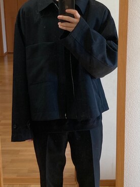 「stein（シュタイン）のアイテム（ブルゾン）」を使った、ずさん（メンズ・175cm）の秋コーディネート
