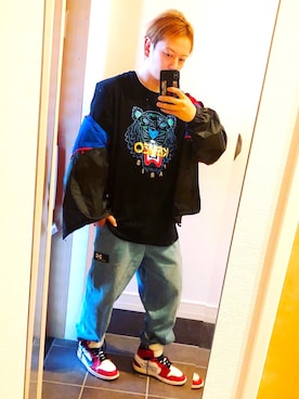 「Balanciagaのアイテム」を使った、hiroさん（メンズ・170cm）の春コーディネート