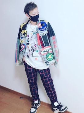 「Reasonのアイテム（ジャケット/アウター）」を使った、hiroさん（メンズ・170cm）の秋コーディネート