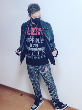「Saint Laurent（サンローラン）のアイテム（ジャケット/アウター）」を使った、hiroさん（メンズ・170cm）の秋コーディネート