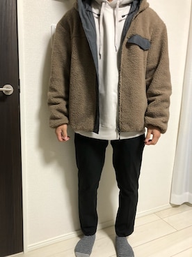 「CIAOPANIC TYPY（チャオパニックティピー）のアイテム（ブルゾン）」を使った、タケムさん（メンズ・170cm）の冬コーディネート