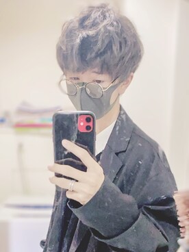 メタルフレーム伊達眼鏡を使った人気ファッションコーディネート Wear メタルフレーム伊達眼鏡を使った人気ファッションコーディネート Wear