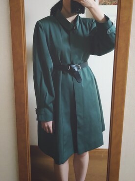 「New look（ニュールック）のアイテム（トレンチコート）」を使った、kiewpxさん（レディース・163cm）の春コーディネート