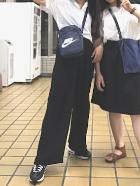「NIKE(ナイキ)のアイテム(ショルダーバッグ)」を使った、소さん(レディース・166cm)の夏コーディネート