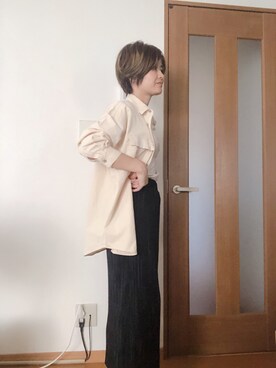 「DAISY（デイジー）のアイテム」を使った、AKINAさん（レディース・157cm）の秋コーディネート