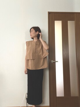 「DAISY（デイジー）のアイテム」を使った、AKINAさん（レディース・157cm）の夏コーディネート