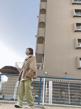 「TODAYFUL（トゥデイフル）のアイテム（ナイロンジャケット）」を使った、かんきちさん（レディース・157cm）の秋コーディネート