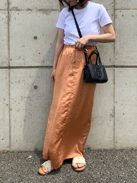 「TELFAR」｜®️inaさん（レディース・147cm）の夏コーディネート