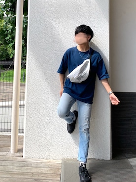 「air huarache」｜なべしさん（メンズ・168cm）の夏コーディネート