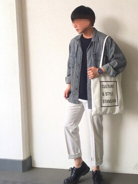 「平成最後のWEARISTAセンバツ」｜「アイテム（デニムジャケット）」を使った、なべしさん（メンズ・168cm）の春コーディネート