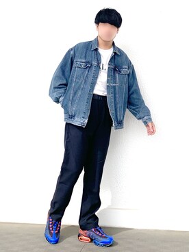 「秋のマイ旬スタイル」｜「アイテム（デニムジャケット）」を使った、なべしさん（メンズ・168cm）の秋コーディネート